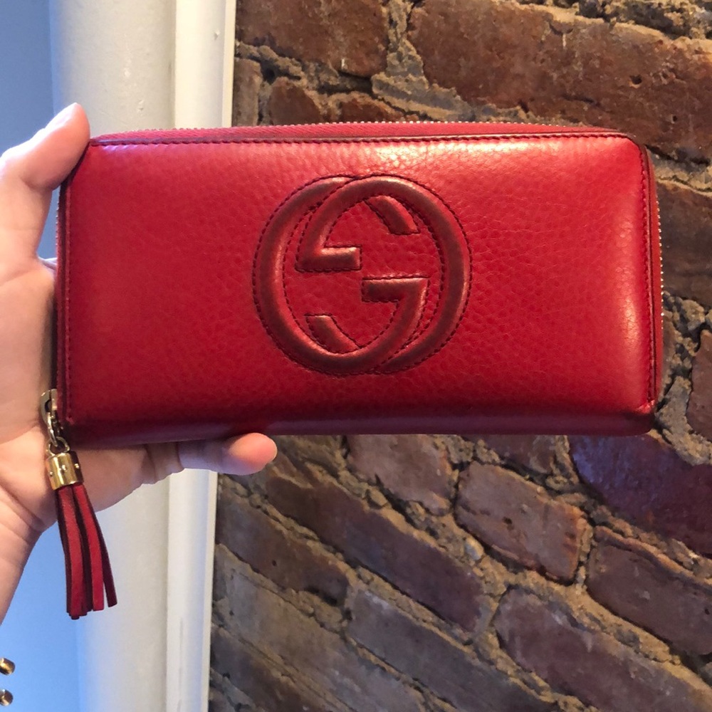 GUCCI SOHO RED WALLET